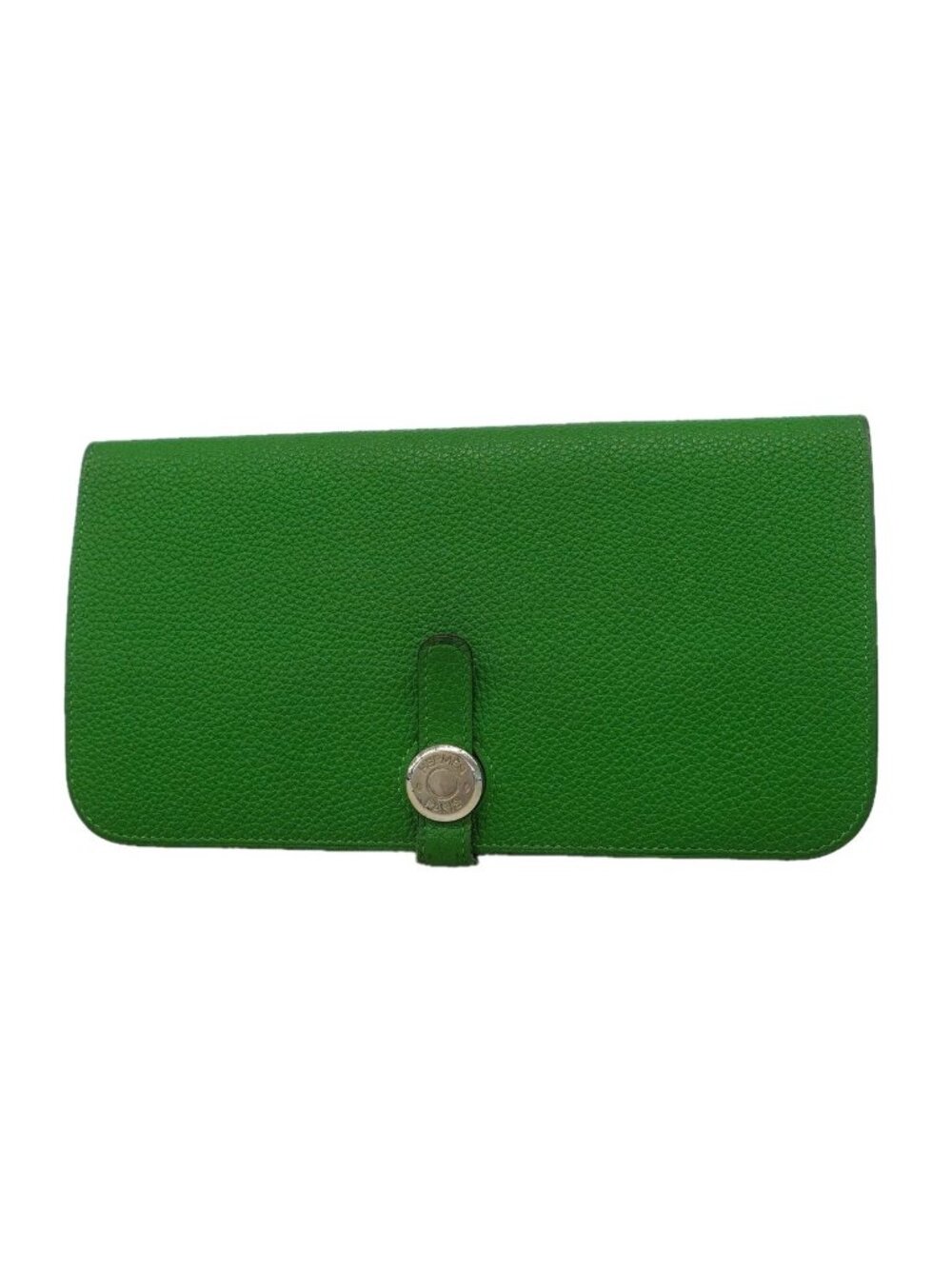 Hermes Wallet Dogon Long Togo Bamboo Silver